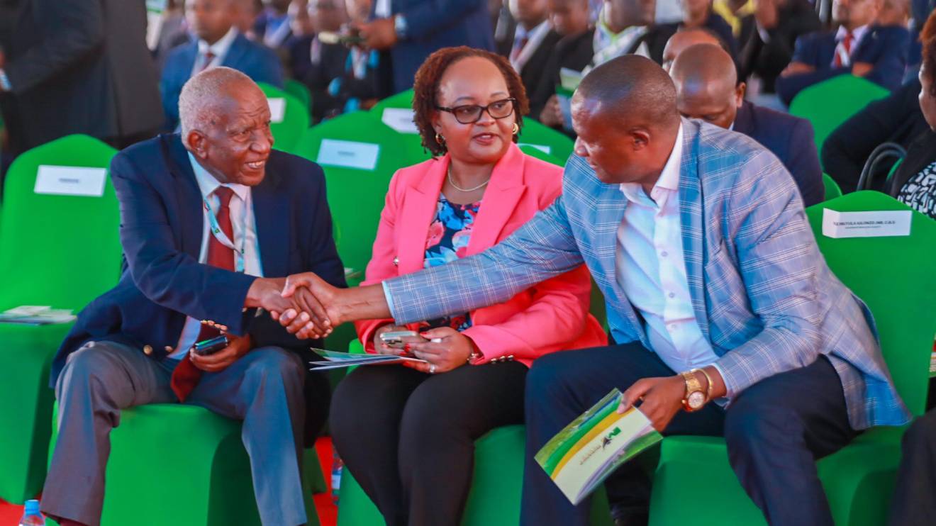 Anne Waiguru (Centre) during the opening of the 1st Murang’a Investment Conference. PHOTO/COURTESY